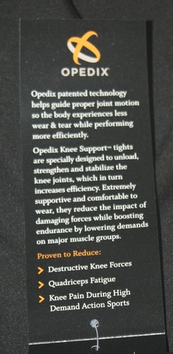 OPEDIX Knee-Action Tights Full Length Compression Support Ski Run Gym Men SMALL - Picture 5 of 15