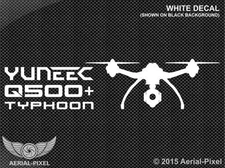 Yuneec Q500+ Plus Typhoon Window / Case Decal Sticker Quadcopter UAV Drone