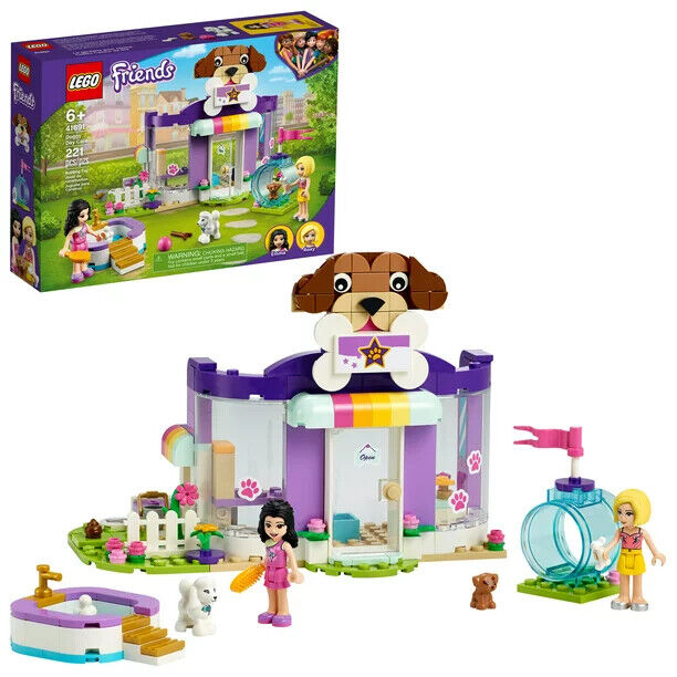 LEGO Friends Doggy Day Care 41691 Building Toy 2 Mini Dolls 2 Dogs (221 Pieces)