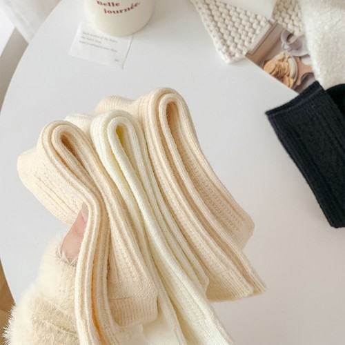 Autumn Winter Cashmere Wool Socks Thicken Stockings Thermal Long Socks - Picture 11 of 15