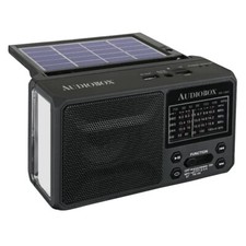 Audiobox RX12BT Rechargeable Multi-Band Solar Radio with Charger FVS013048 