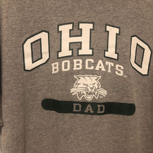 Russell Athletic Ohio University Bobcat Dad Father NCAA T-Shirt Size Large - Picture 12 of 24