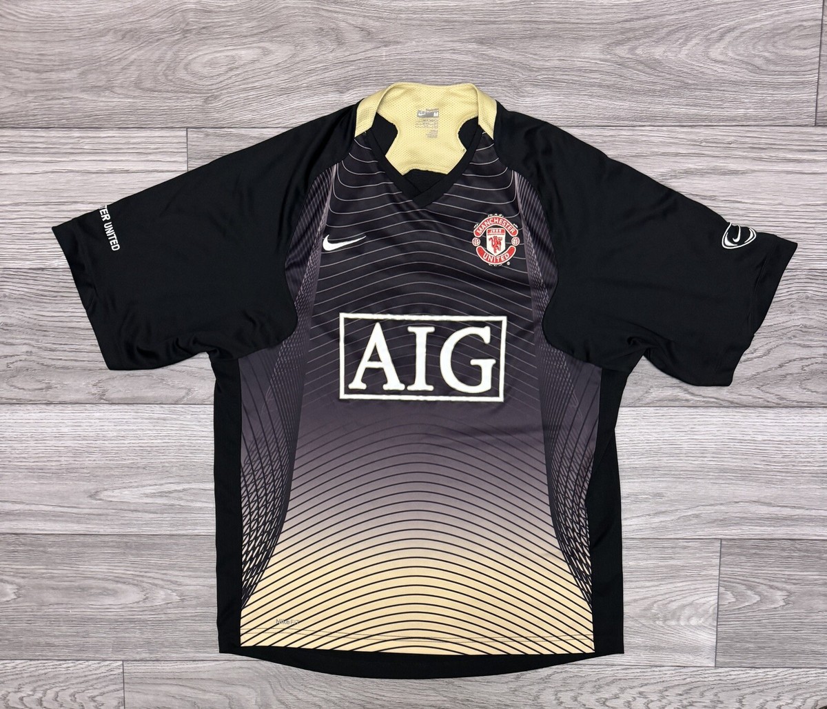 NIKE MUNCHESTER UNITED ユニフォーム　M 相当 MANCHESTER UNITED 2006 2007 TRAINING FOOTBALL SHIRT SOCCER JERSEY
