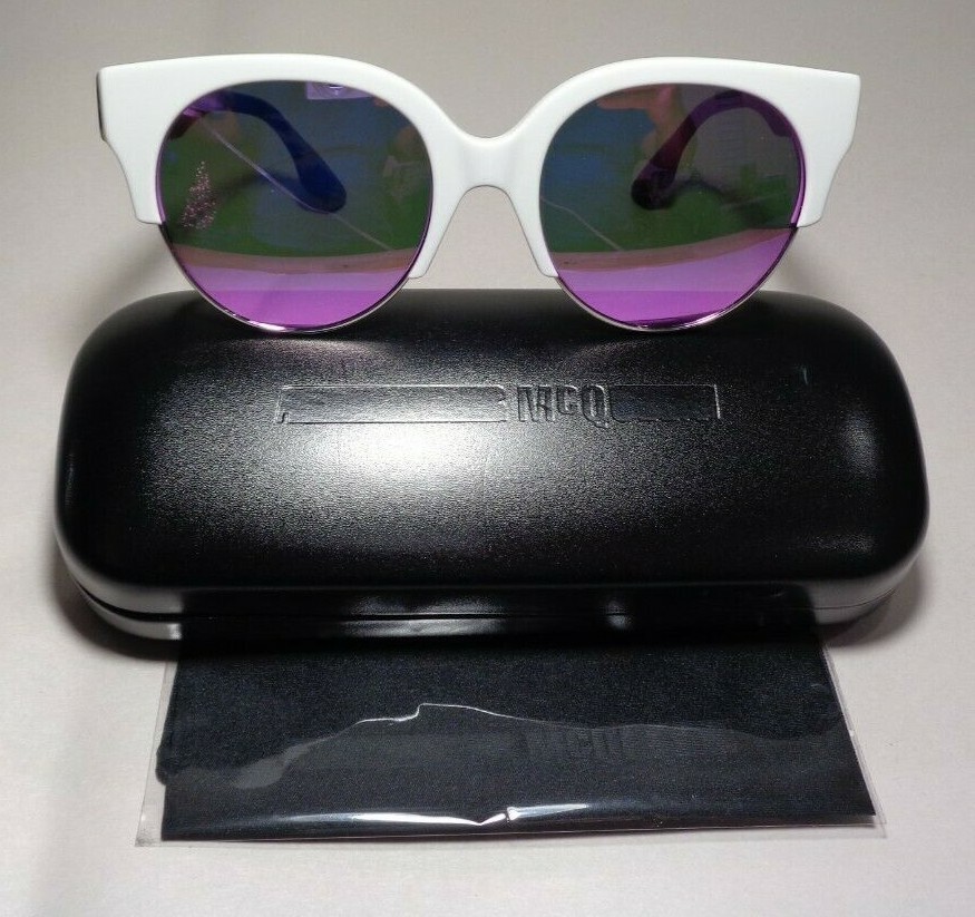 McQ by Alexander McQueen MQ0048SA White Avana Pink New  display picture 1