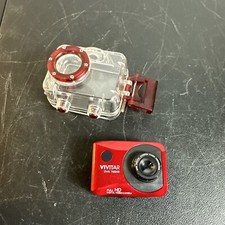 Vivitar DVR786HD. Full HD Actioncam Camera With Waterproof Case. untested 