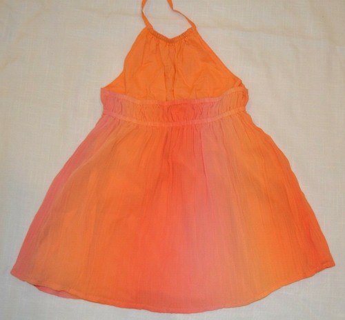 Gymboree TROPICAL GARDEN Ombre Orange Halter Top Dressy or Casual NWT 6 7 8 - Picture 3 of 4