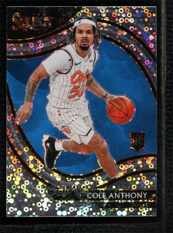 2020-21 Panini Select Courtside Disco Prizm Cole Anthony #286 0pz4
