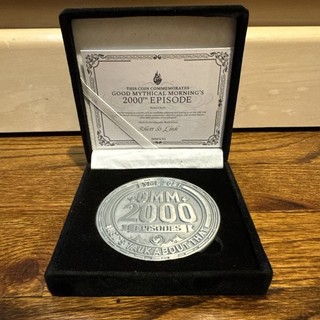 Good Mythical Morning 2000th Episode Commemorative Coin GMM