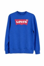 Levi's Strauss Blue Cotton Sweatshirt Crew Neck Youth Kids Size XL 13-15 Years