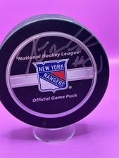Kevin Weekes Signed New York Rangers Autograph Hockey Puck NHL