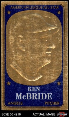 1965 Topps Embossed #30  Ken McBride  Angels 6 - EX/MT
