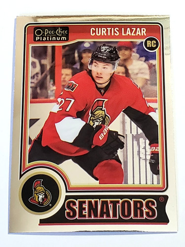 2014 O-Pee-Chee Platinum Curtis Lazar #186 card