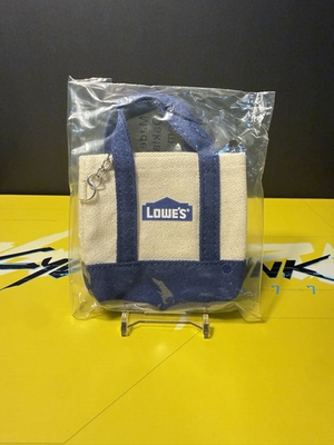 #ad Lowe#x27;s CANVAS TOTE BAG CHARM 4 X 5” Lowe’s Limited Edition PROMO SEALED $14.99