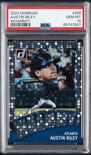 2022 PANINI DONRUSS WHAMMY! #W8 AUSTIN RILEY PSA 10