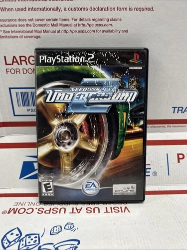 Need for Speed: Underground 2 (Sony PlayStation 2, 2004) NICE DISC Bad Artwork