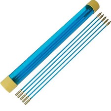 Cable Rods Access Kit 10 x 30cm Electricians Draw Puller Wires