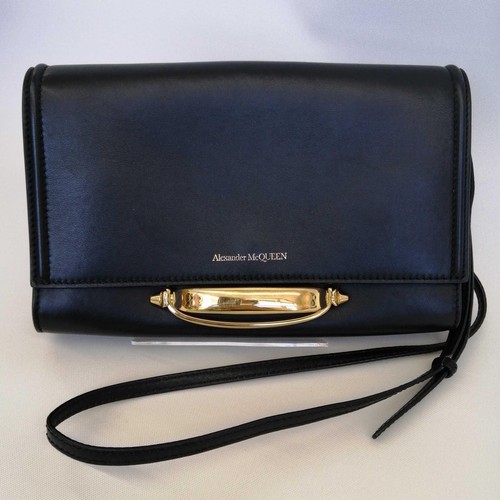 Shoulder Bag The Story Black Leather Shoulder Bag Alexander Mcqueen w/ Dust Bag