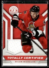 2013-14 Panini Totally Certified Milan Michalek Jerseys Red HSC
