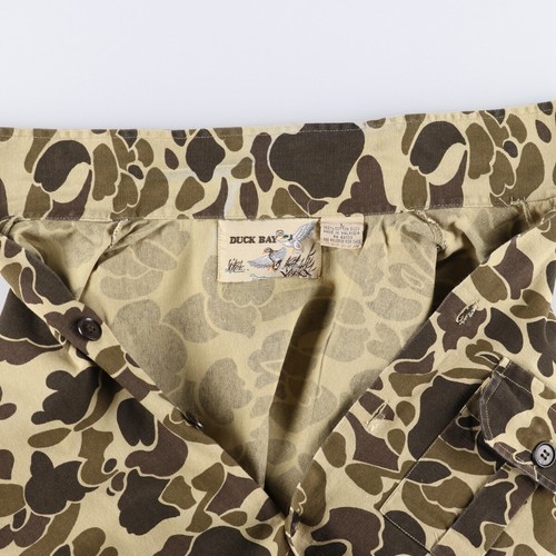 clothing 90 S DUCK BAY Camouflage Pattern Duck Hunter Camo Duck Hunting Jacke