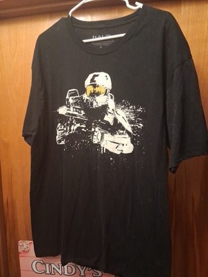 Halo Shirt ,Black.Men's XL. Master Chief Graphic T-Shirt. 