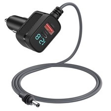 Car Charger for Mini Power Cable,12V-48V Adapter with USB C7718