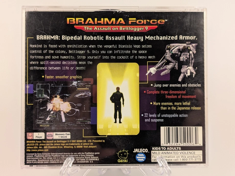 BRAHMA Force The Assault on Beltlogger 9 (PlayStation 1, PS1)➡️CIB Complete⬅️🔥 - Image 2 of 4