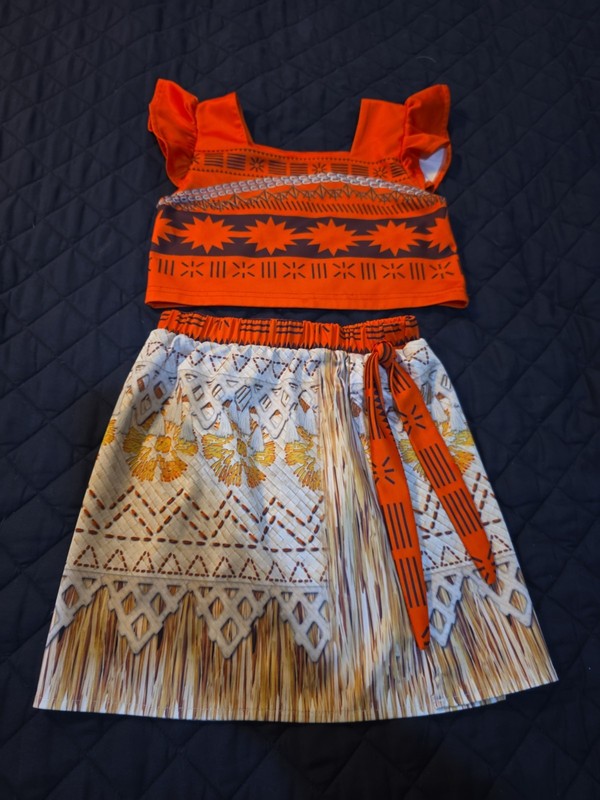 moana costume for girls 7/8