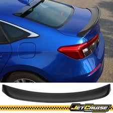 Fits 22-26 Honda Civic 11th Gen Sedan Trunk Duckbill Spoiler Matte Black Abs