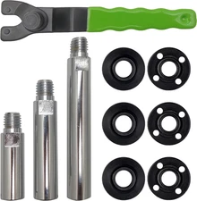 5/8"-11 Angle Grinder Extension Shaft Connecting Rod with Grinder Adjustable Spa