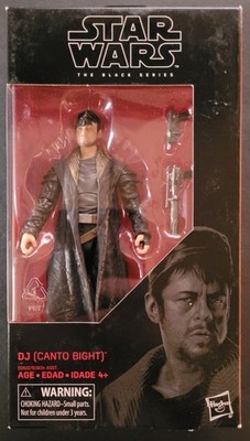 Star Wars The Black Series - DJ (Canto Bight) #57 6'' Action Figure, New in Box 