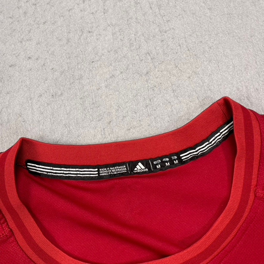 Indiana Hoosiers Jersey Mens Medium Red Adidas Basketball Gym Logo NCAA thumbnail 6