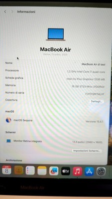 Apple MacBook Air 2020 13.3 I7-1060ng7 512gb 16gb Gold *BITTE LESEN* US Qwerty