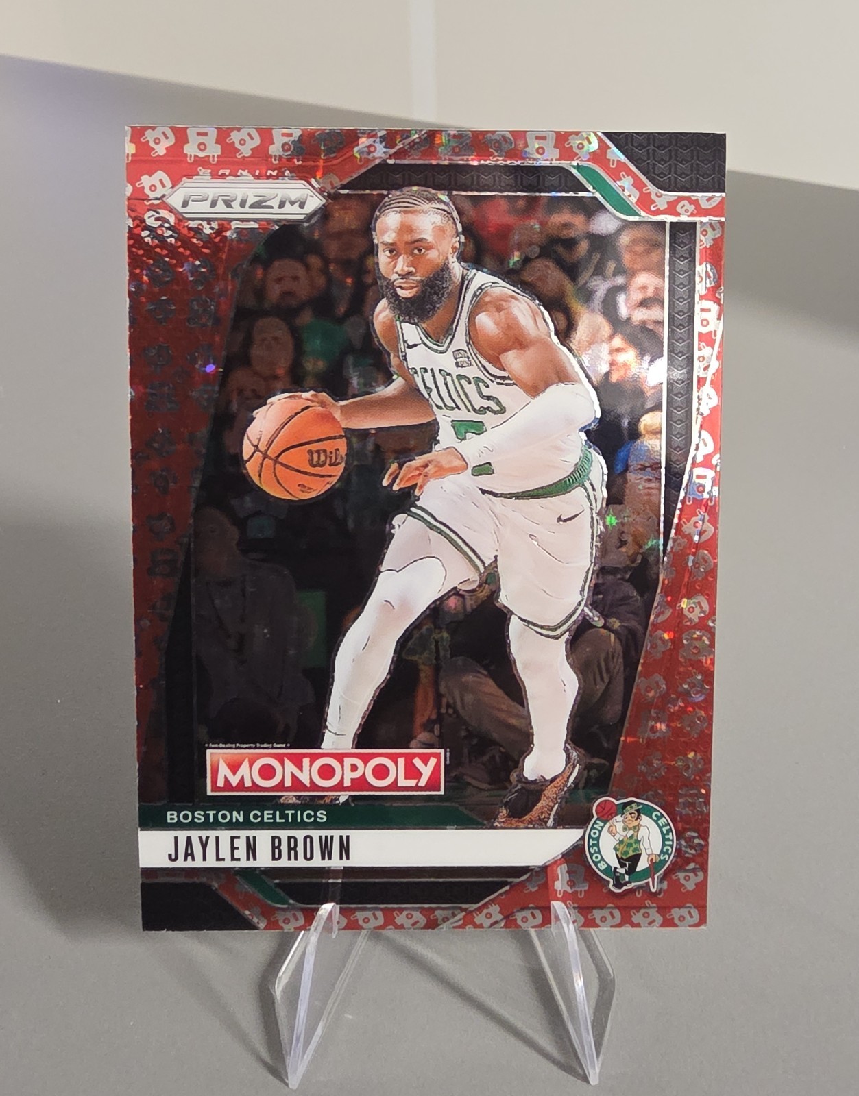 2024-25 Panini Prizm Monopoly - Jaylen Brown #17 Free Parking Prizm