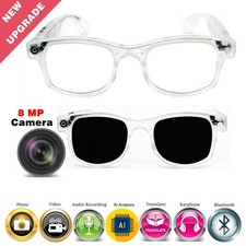 AI Smart Glasses with Camera For Video Recording