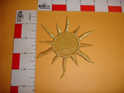 #ad Vintage Patch Sun Gold $7.99
