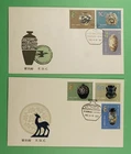 DR WHO 1981 CHINA PRC 2 FDC POTTERY  R64518