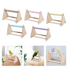 Wooden Parrot Stand Claw Grinding Sturdy Multifunctional Exercise Standing