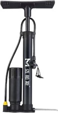 Heavy Duty Floor Standing Bike Pump Hand Air Mini Bicycle Cycle Tyre Pump Black