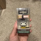 Loki Marvel Funko POP! Keychain Black and White Hot Topic Exclusive