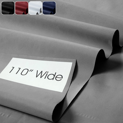 White Blackout Lining Drapery Fabric Sold By Yard 110'' Wide Custom Cut & Pre Cut