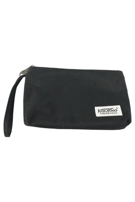 KAUKKO Kosmetiktasche Schwarz Praktisch Unisex Kulturtasche 21cm x 14cm