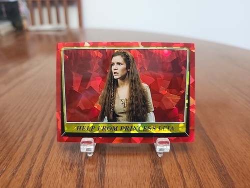 HELP FROM PRINCESS LEIA 2023 Topps RED Sapphire Return Of The Jedi #86 - Bild 1 von 2