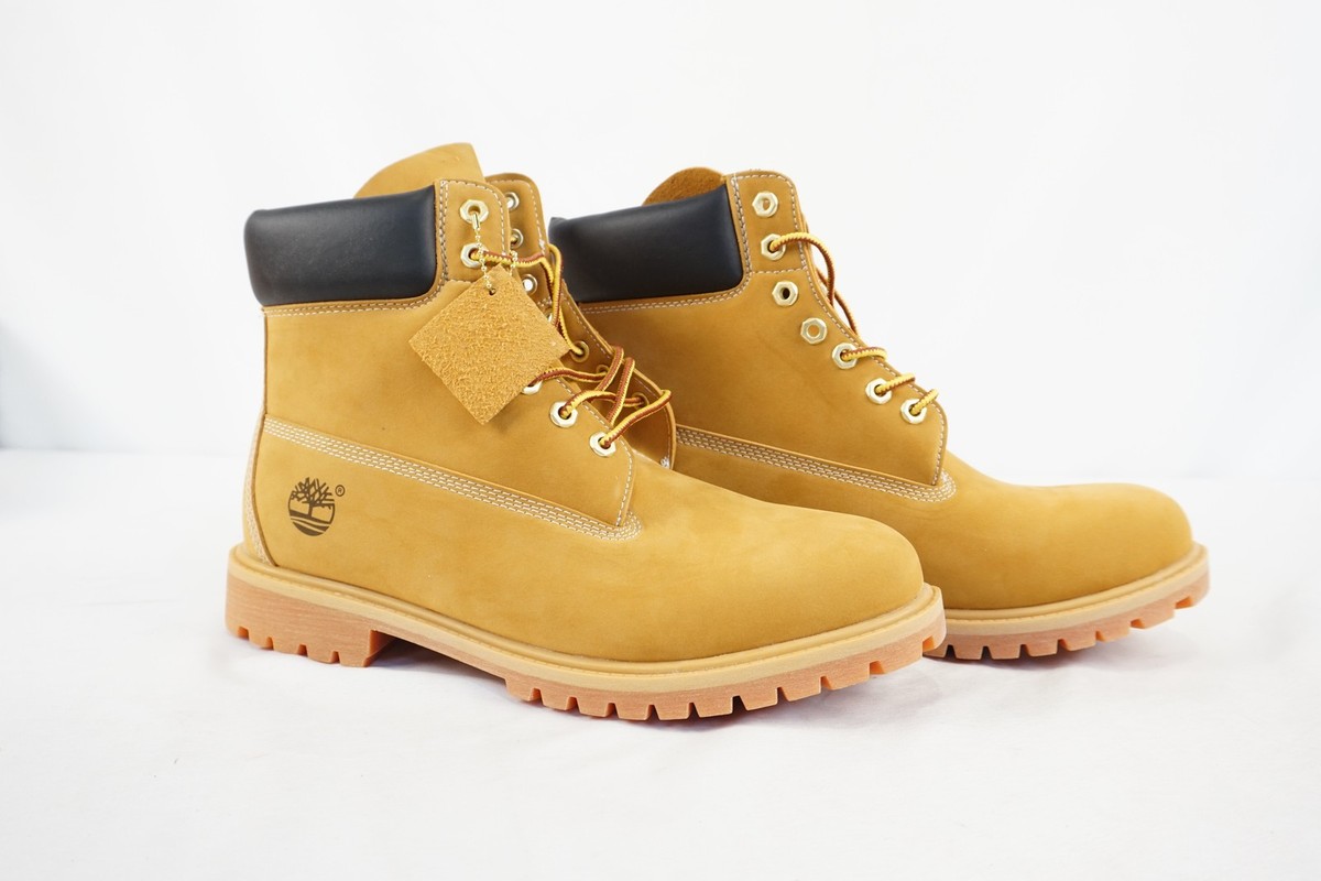 Timberland Men's 6 inch Premium Waterproof Boot - Wheat, US 8 for