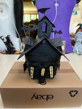 2012 Longaberger Halloween Haunted House Basket with Tie-Ons - NWOT!