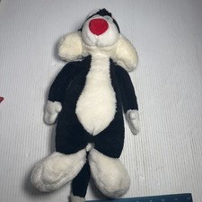 Vintage 1971 Warner Bros. Looney Tunes Sylvester The Cat 15" Plush Mighty Star 2