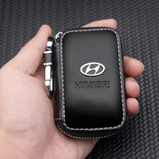 Portachiavi Auto in Ecopelle NERO Contenitivo Hyundai