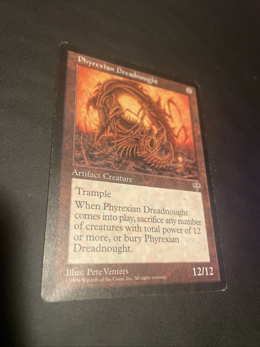 MtG　Phyrexian Dreadnought（英語版）ミラージュ　傷あり MtG Phyrexian Dreadnought（英語版）ミラージュ 傷あり