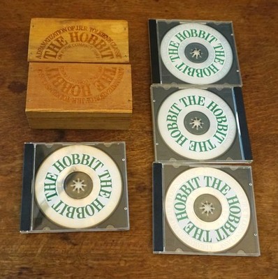 The Hobbit: A Dramatization of J.R.R. Tolkien's Classic 4 Compact Discs Wood Box