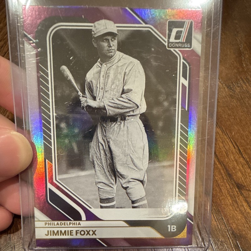 Panini 2026 Donruss Baseball Jimmie Foxx Philadelphia #43 Parallel /99