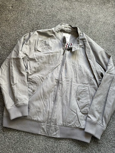 Mens Ben Sherman Grey Jacket, Harrington Style, Size 2XL, Lined. Full Zip, (81) - Picture 2 of 10